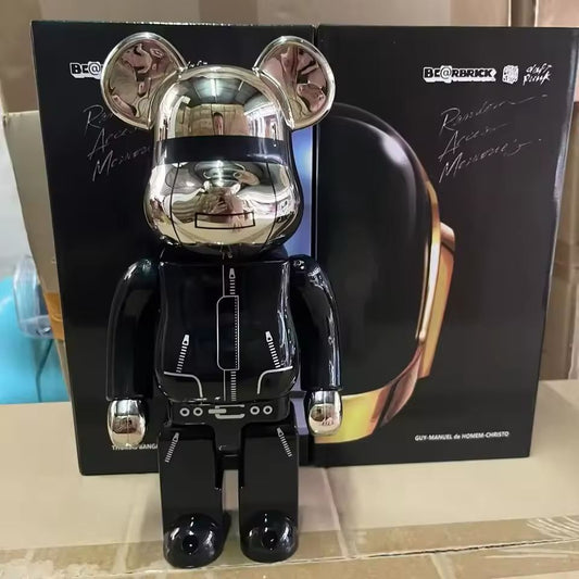Bearbrick daftpunk silver
